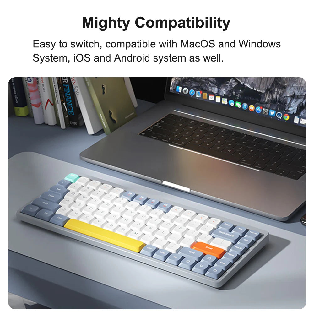 Custom Keyboard Light Grey Arealer YK75