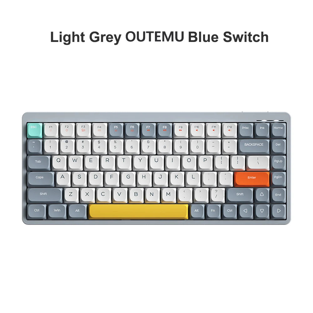 Custom Keyboard Light Grey Arealer YK75